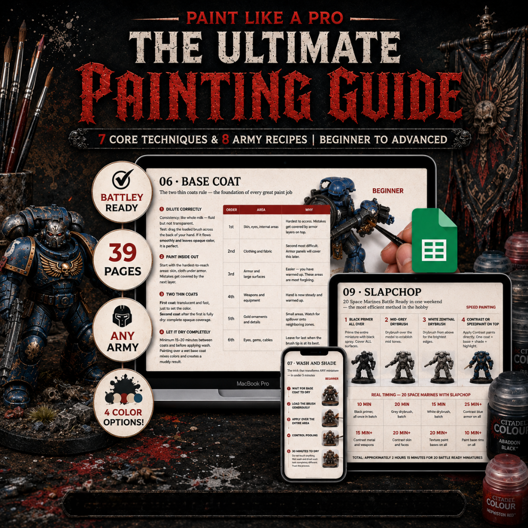 Paint Like A Pro: The Complete Miniature Painting Guide
