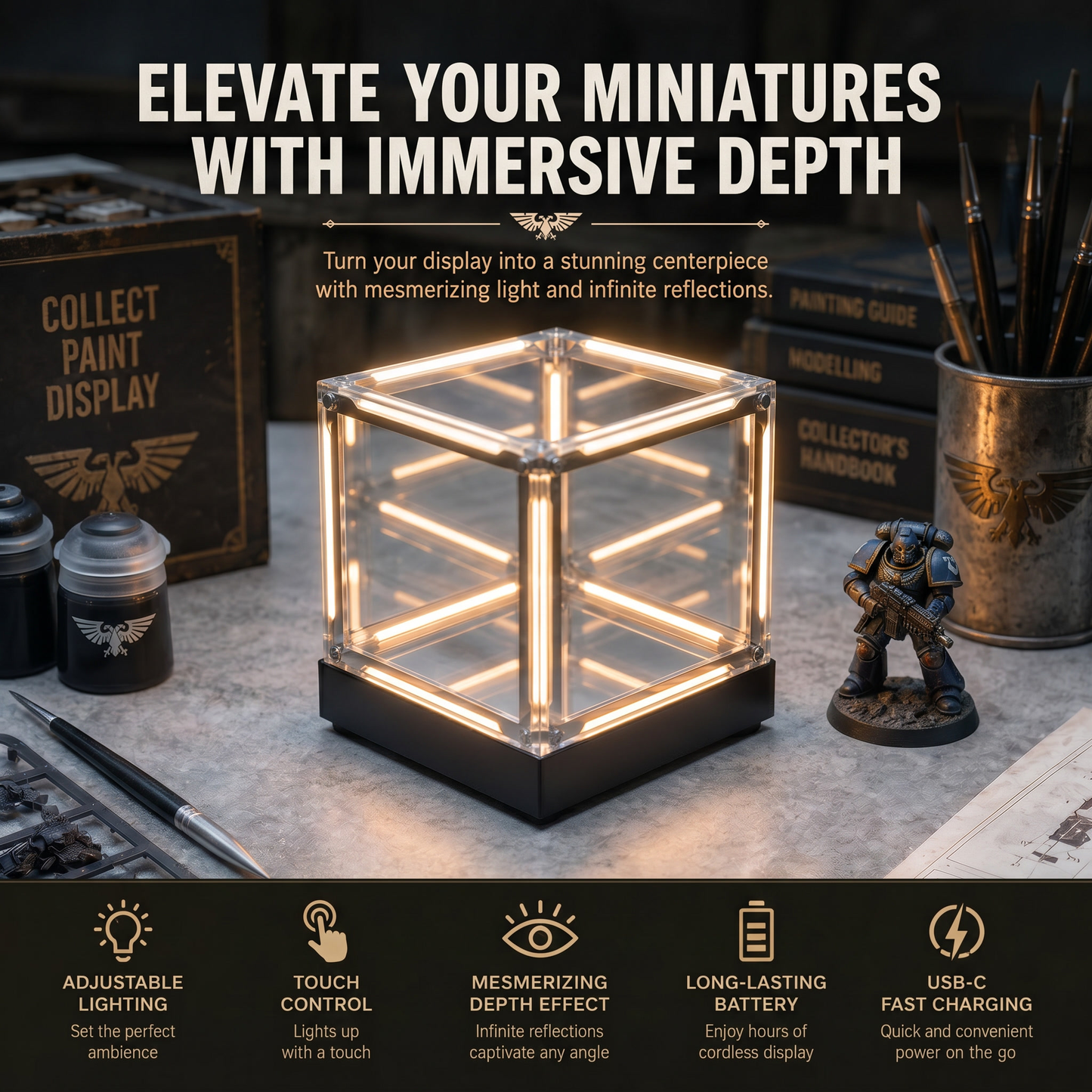 Eternity Light Cube 5D